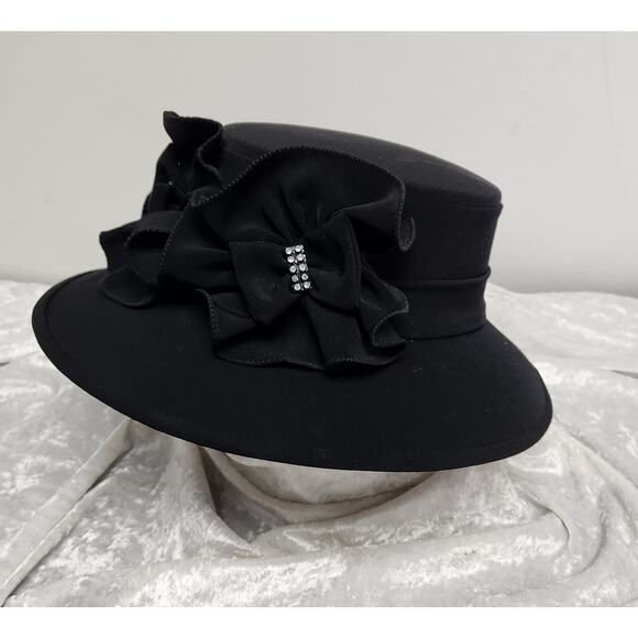 Perche Couture Black Womens Hat main image 10